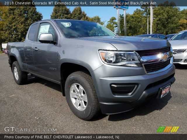 2018 Chevrolet Colorado WT Extended Cab 4x4 in Satin Steel Metallic