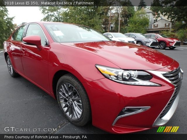 2018 Lexus ES 350 in Matador Red Mica