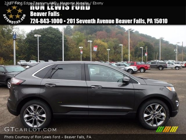 2017 Ford Edge Titanium AWD in Magnetic Metallic