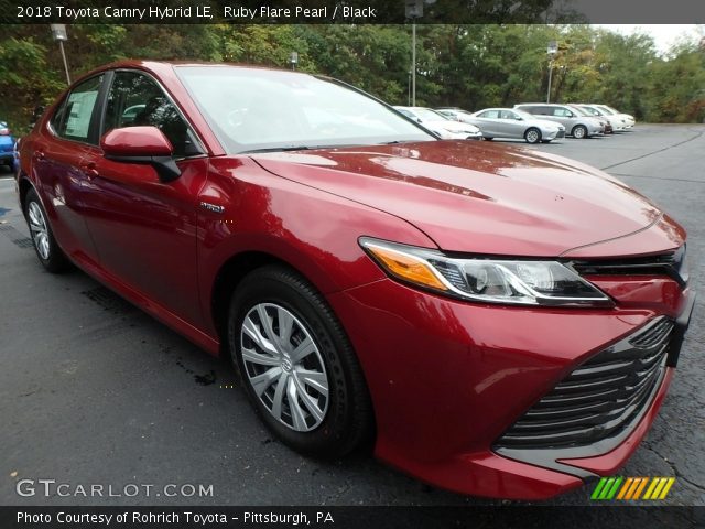 2018 Toyota Camry Hybrid LE in Ruby Flare Pearl