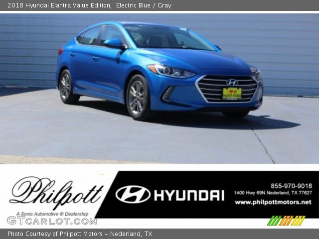 2018 Hyundai Elantra Value Edition in Electric Blue