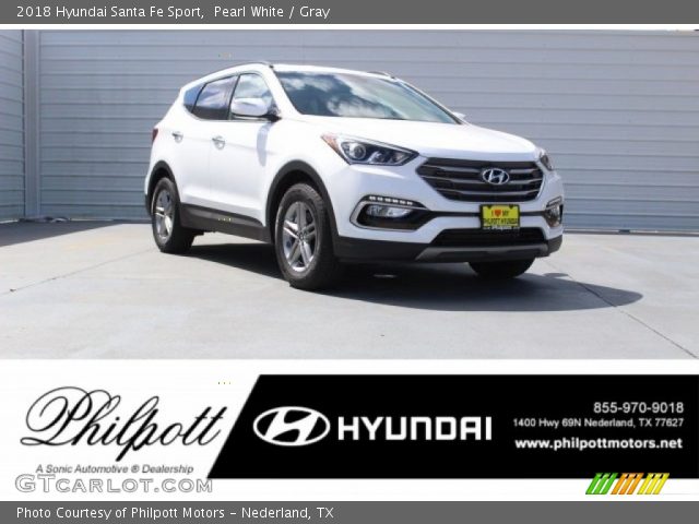 2018 Hyundai Santa Fe Sport  in Pearl White