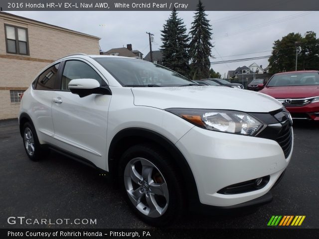 2016 Honda HR-V EX-L Navi AWD in White Orchid Pearl