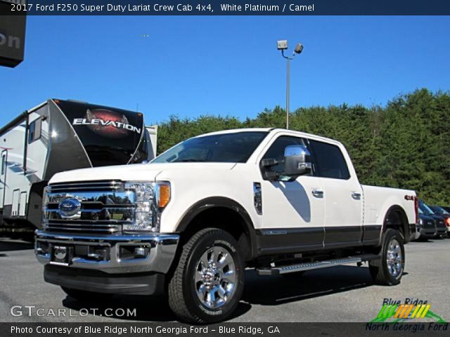 2017 Ford F250 Super Duty Lariat Crew Cab 4x4 in White Platinum