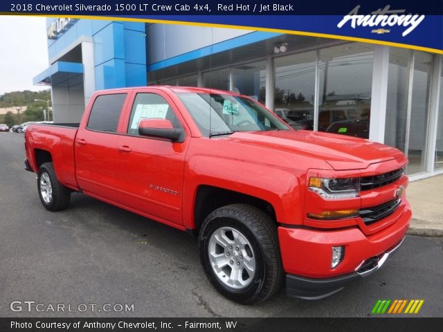 2018 Chevrolet Silverado 1500 LT Crew Cab 4x4 in Red Hot