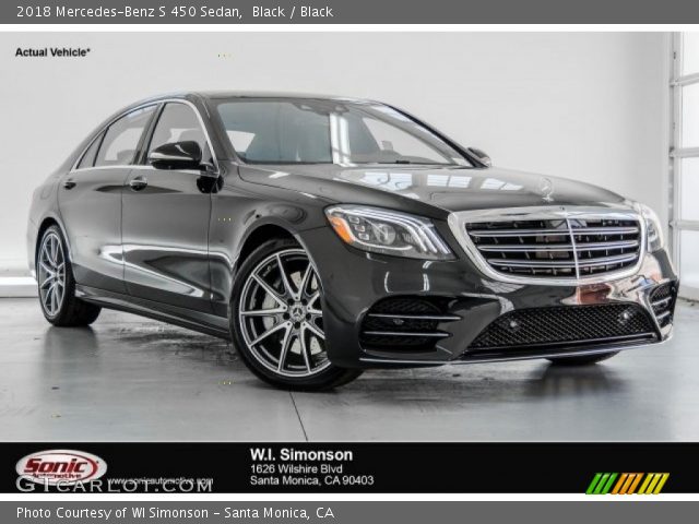 2018 Mercedes-Benz S 450 Sedan in Black