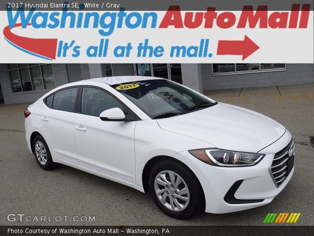 2017 Hyundai Elantra SE in White