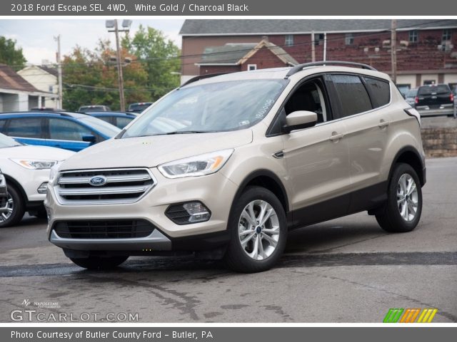 2018 Ford Escape SEL 4WD in White Gold