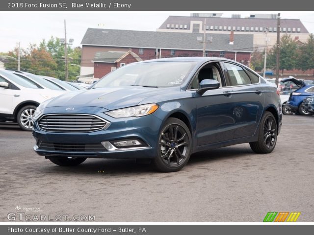 2018 Ford Fusion SE in Blue Metallic