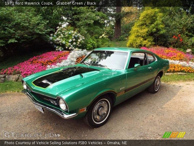 1971 Ford Maverick Coupe in Grabber Green