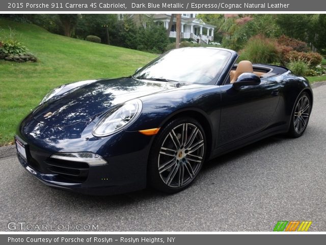 2015 Porsche 911 Carrera 4S Cabriolet in Dark Blue Metallic