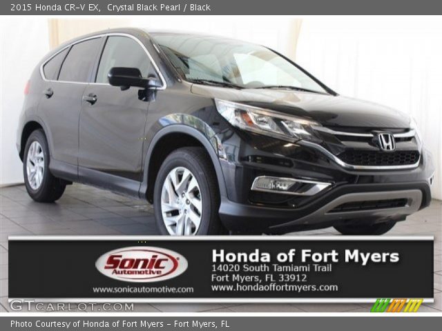 2015 Honda CR-V EX in Crystal Black Pearl