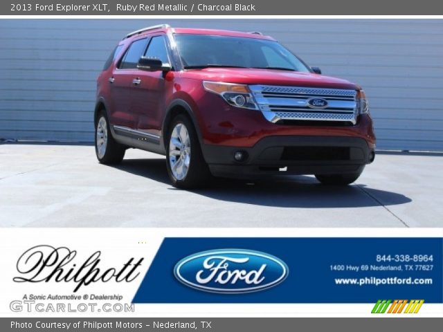 2013 Ford Explorer XLT in Ruby Red Metallic
