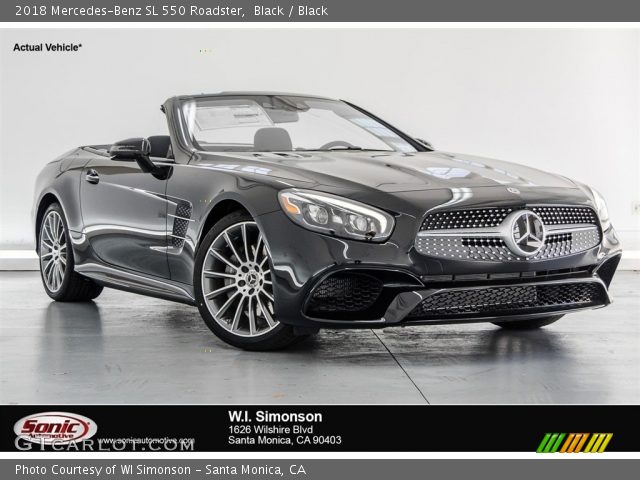 2018 Mercedes-Benz SL 550 Roadster in Black