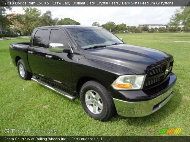 2010 Dodge Ram 1500 ST Crew Cab in Brilliant Black Crystal Pearl