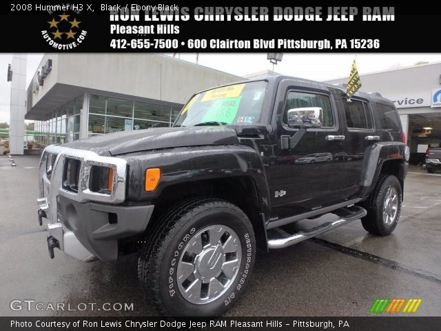 2008 Hummer H3 X in Black