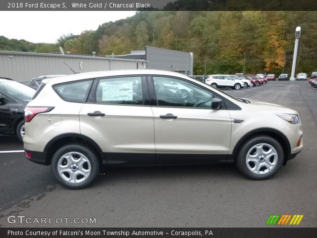 2018 Ford Escape S in White Gold