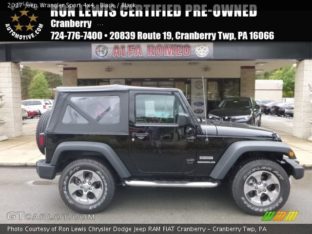 2017 Jeep Wrangler Sport 4x4 in Black