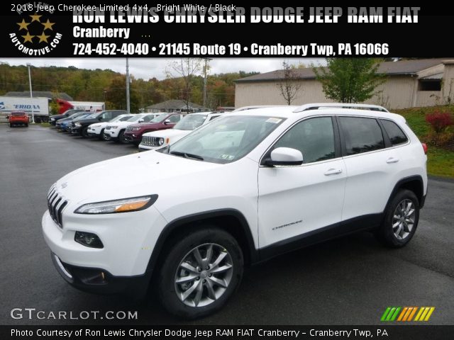 2018 Jeep Cherokee Limited 4x4 in Bright White