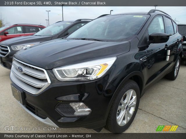 2018 Ford Escape SEL 4WD in Shadow Black