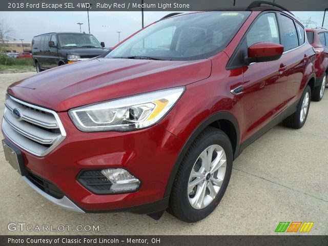 2018 Ford Escape SEL 4WD in Ruby Red