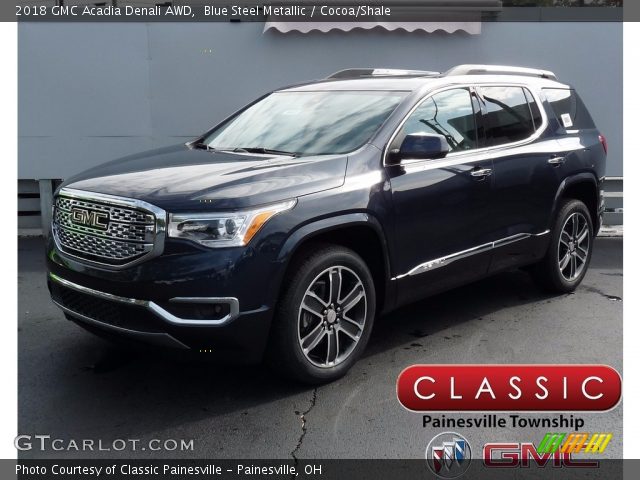 2018 GMC Acadia Denali AWD in Blue Steel Metallic