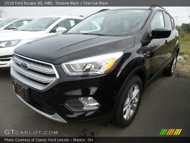 2018 Ford Escape SEL 4WD in Shadow Black
