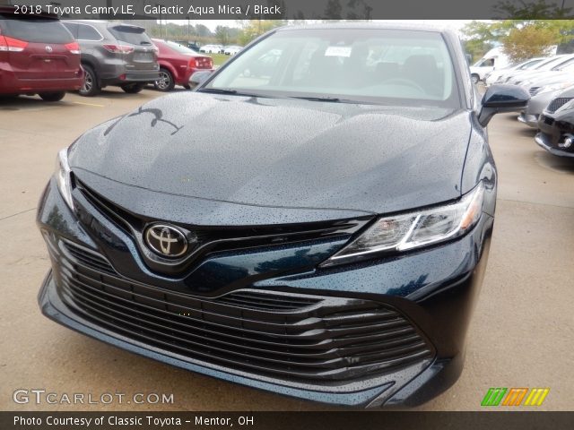 2018 Toyota Camry LE in Galactic Aqua Mica