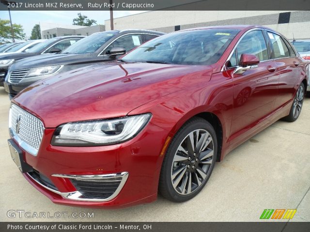 2017 Lincoln MKZ Reserve in Ruby Red