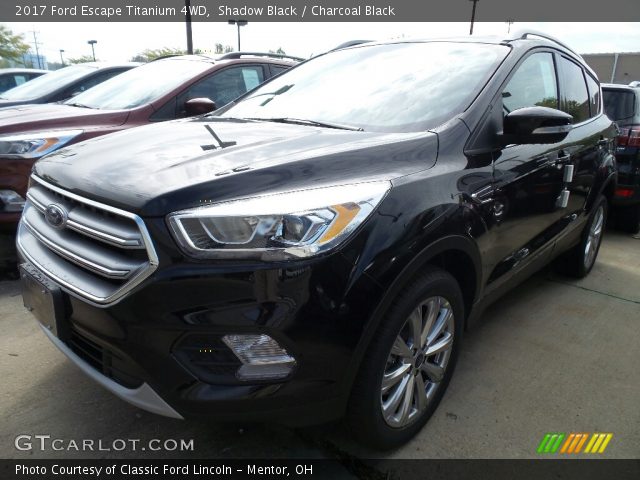 2017 Ford Escape Titanium 4WD in Shadow Black