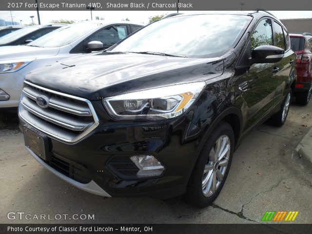 2017 Ford Escape Titanium 4WD in Shadow Black