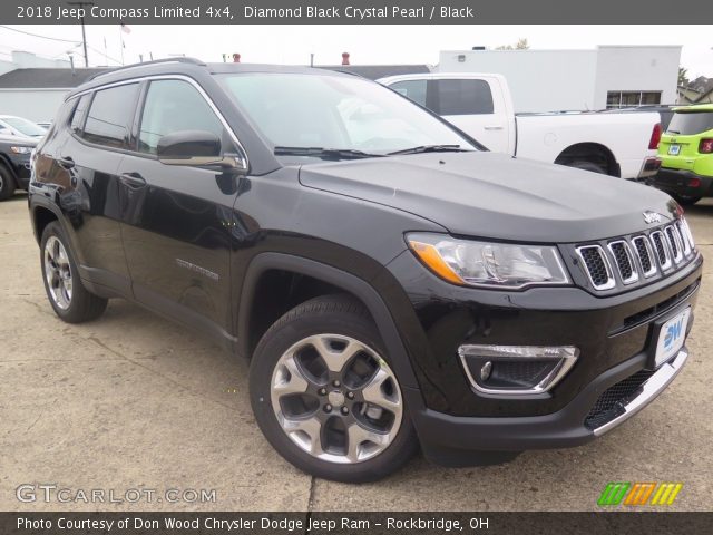 2018 Jeep Compass Limited 4x4 in Diamond Black Crystal Pearl