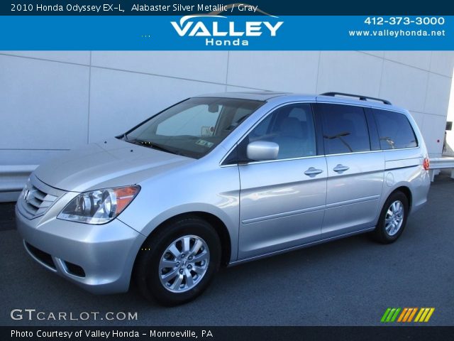2010 Honda Odyssey EX-L in Alabaster Silver Metallic