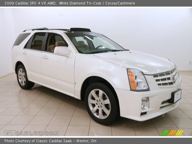 2009 Cadillac SRX 4 V6 AWD in White Diamond Tri-Coat