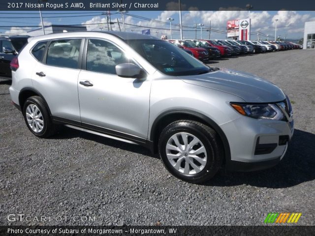 2017 Nissan Rogue S AWD in Brilliant Silver