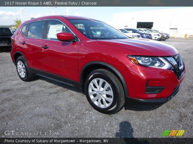 2017 Nissan Rogue S AWD in Palatial Ruby