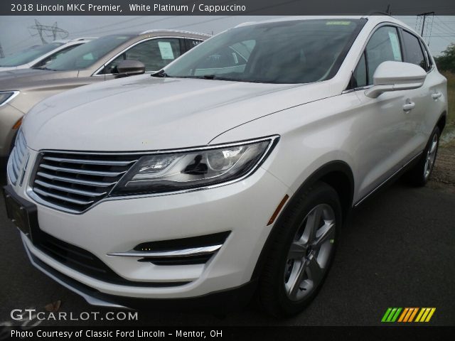 2018 Lincoln MKC Premier in White Platinum