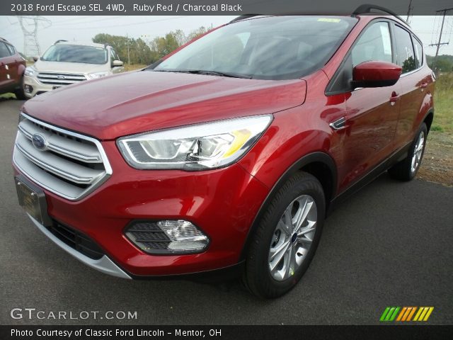 2018 Ford Escape SEL 4WD in Ruby Red