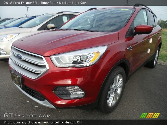 2018 Ford Escape SEL in Ruby Red