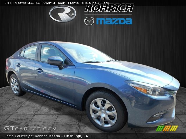 2018 Mazda MAZDA3 Sport 4 Door in Eternal Blue Mica