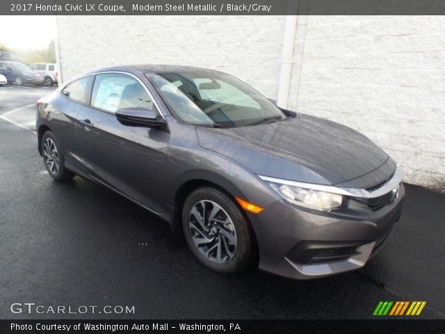 2017 Honda Civic LX Coupe in Modern Steel Metallic