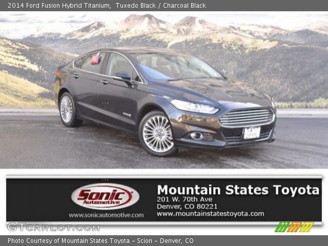 2014 Ford Fusion Hybrid Titanium in Tuxedo Black