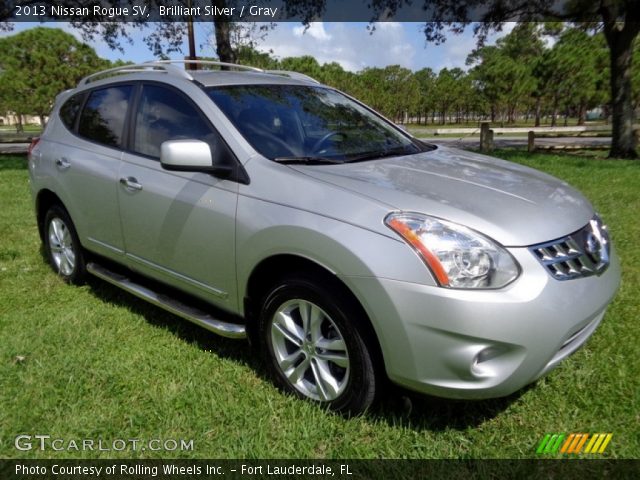 2013 Nissan Rogue SV in Brilliant Silver