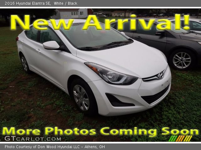 2016 Hyundai Elantra SE in White