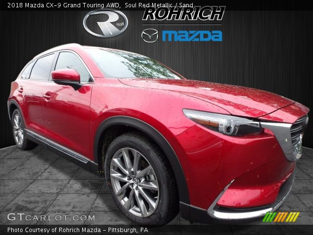 2018 Mazda CX-9 Grand Touring AWD in Soul Red Metallic