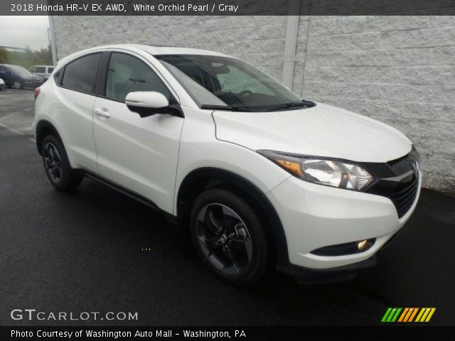 2018 Honda HR-V EX AWD in White Orchid Pearl