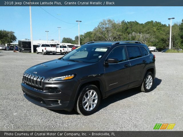 2018 Jeep Cherokee Latitude Plus in Granite Crystal Metallic