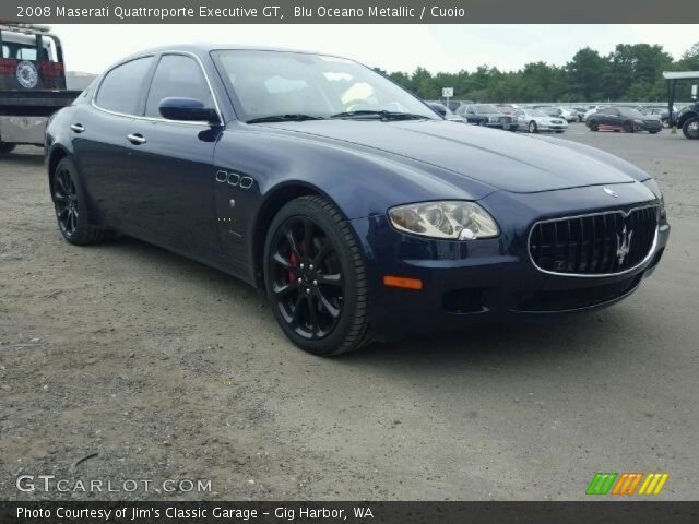 2008 Maserati Quattroporte Executive GT in Blu Oceano Metallic