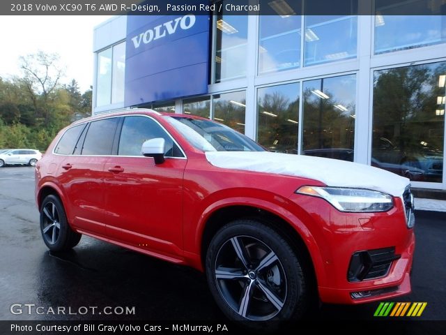2018 Volvo XC90 T6 AWD R-Design in Passion Red