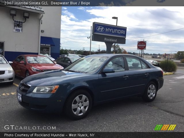 2007 Hyundai Sonata GLS in Deepwater Blue